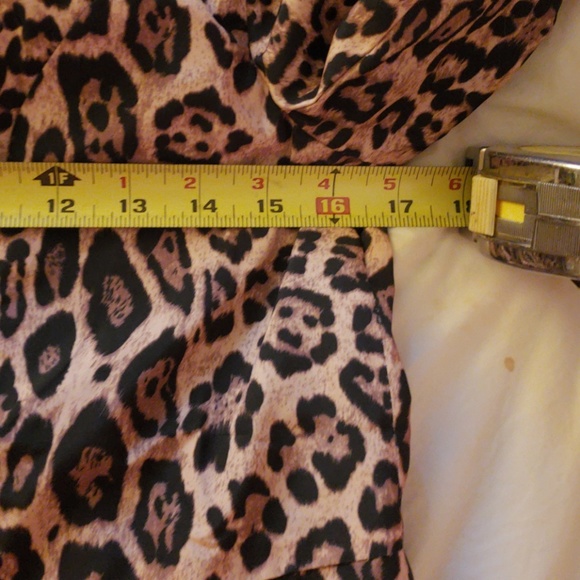 Cheetah Print Boyfriend Blazer 1 LEFT - Picture 6 of 6